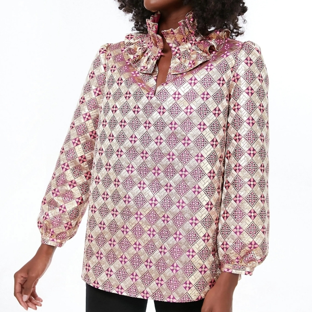 Bouvier Blouse in the Champagne Dreams Medium